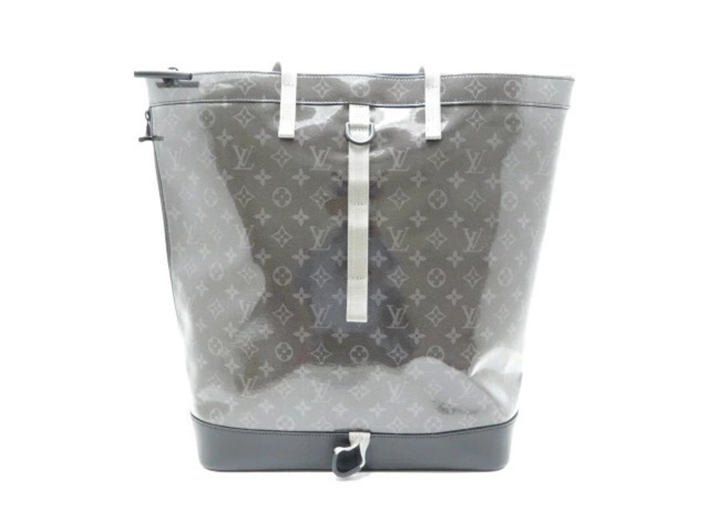 LOUIS VUITTON Backpack Zipped Tote Monogram Eclipse Black Glaze
